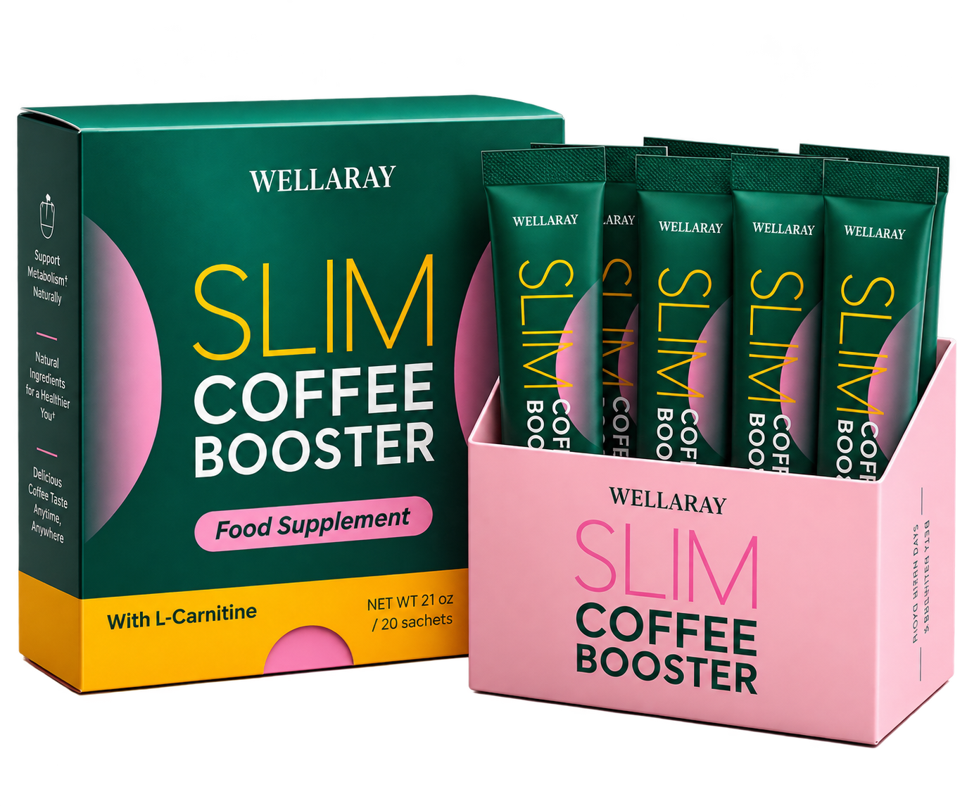 Wellaray Slim Coffee Booster pack